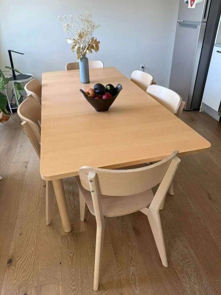 Ikea Ronninge Extendable Table + 6 Lisabo Chairs - photo 2