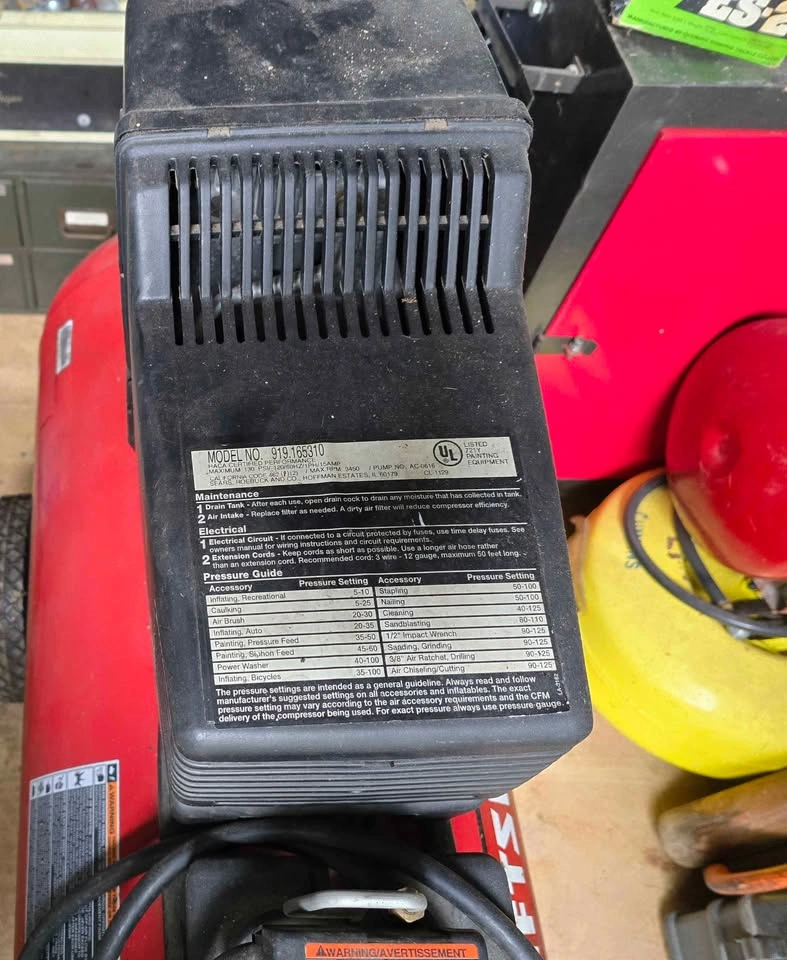 Craftsman 5.5 HP 30 Gallon Air Compressor - photo 3