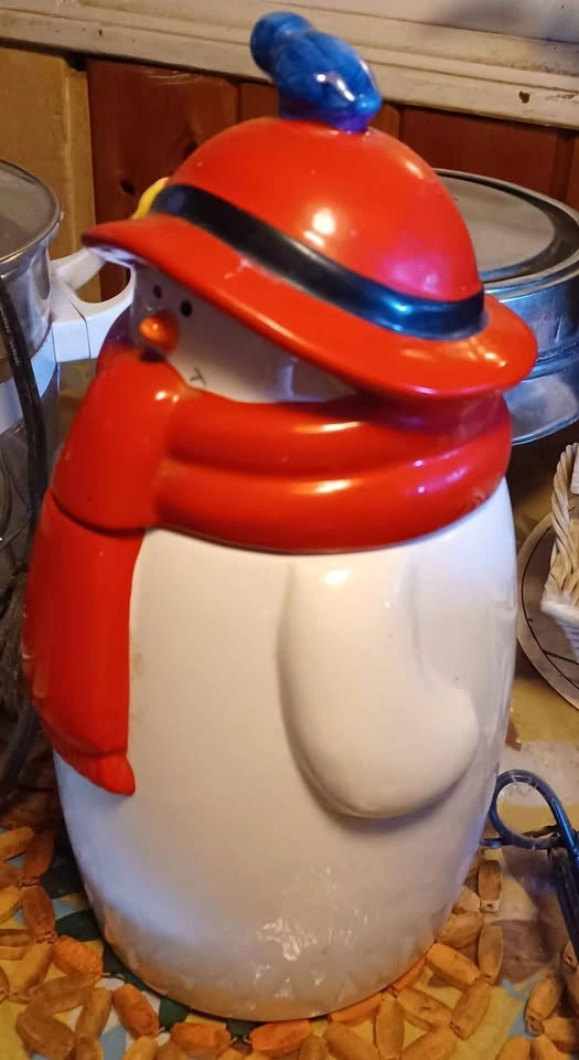 Snowman Cookie Jar - photo 2