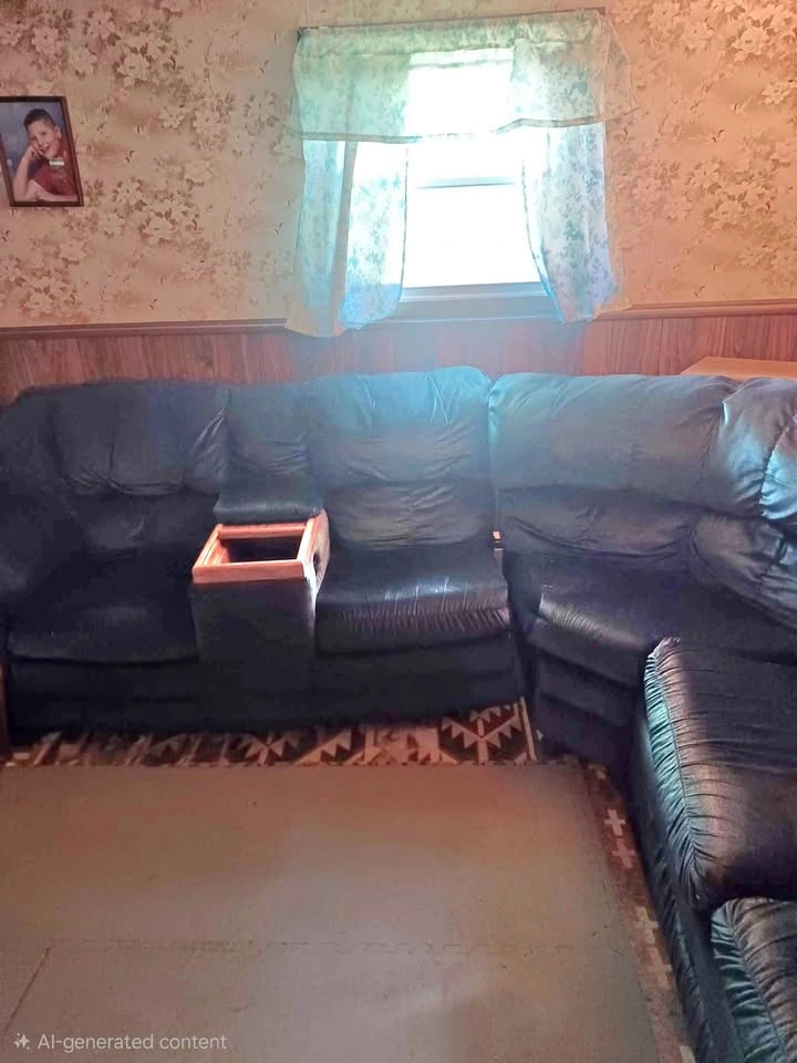 Reclining Sectional Sofa with Console & Sleeper