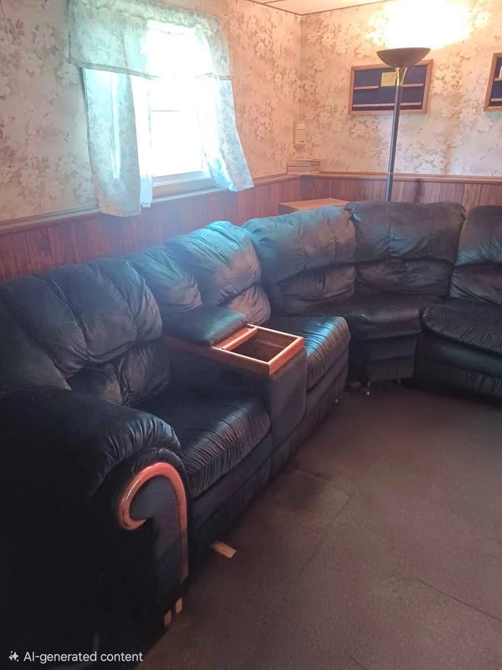 Reclining Sectional Sofa with Console & Sleeper - photo 2