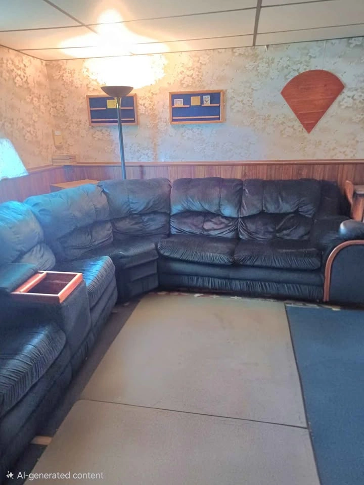 Reclining Sectional Sofa with Console & Sleeper - photo 3