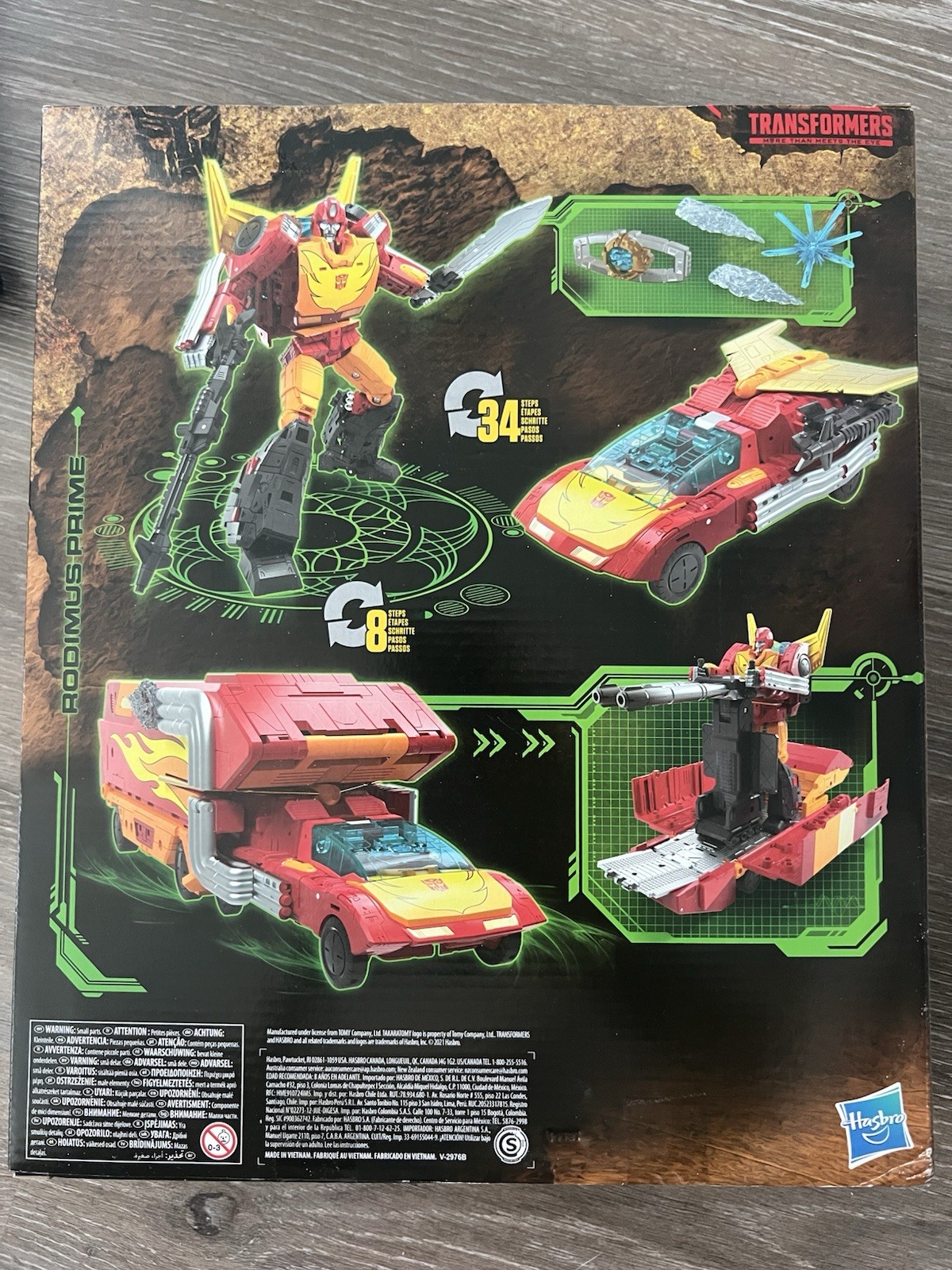 Transformers War for Cybertron Kingdom Commander Class Rodimus P - photo 2
