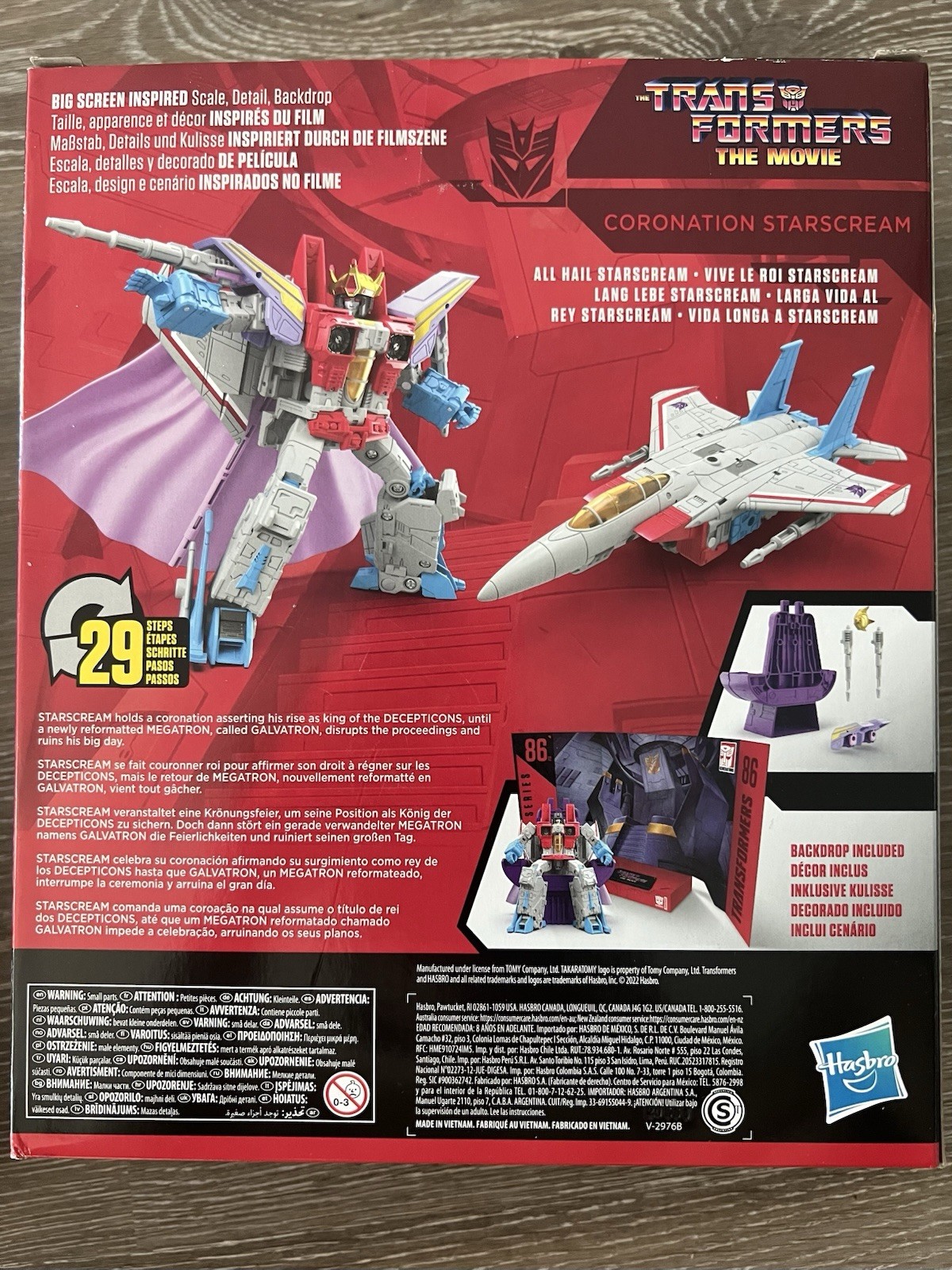 Transformers Studio Series Coronation Starscream 86 Leader - photo 3
