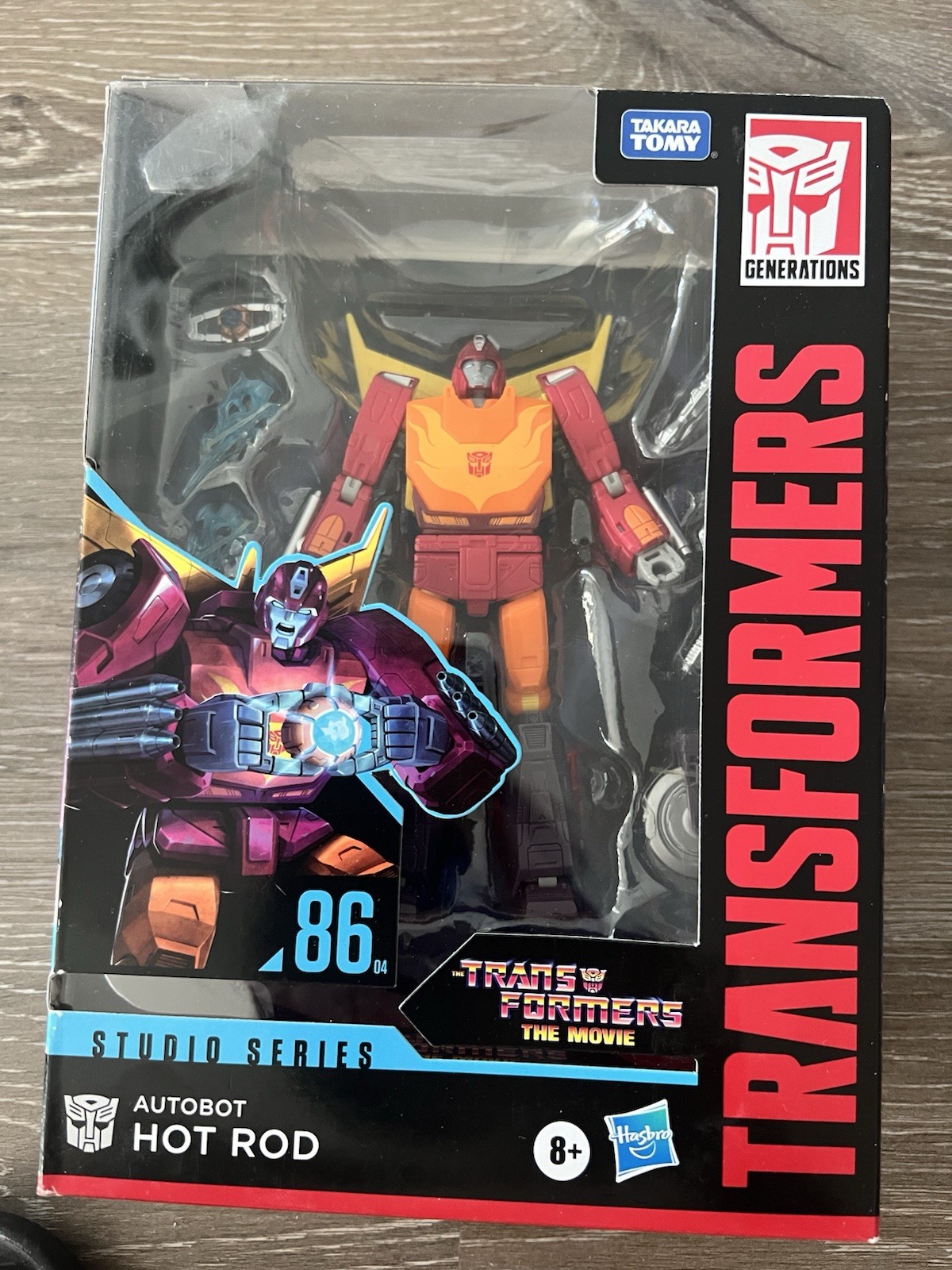 Hasbro Transformers Series 86 Voyager Hot Rod Like New