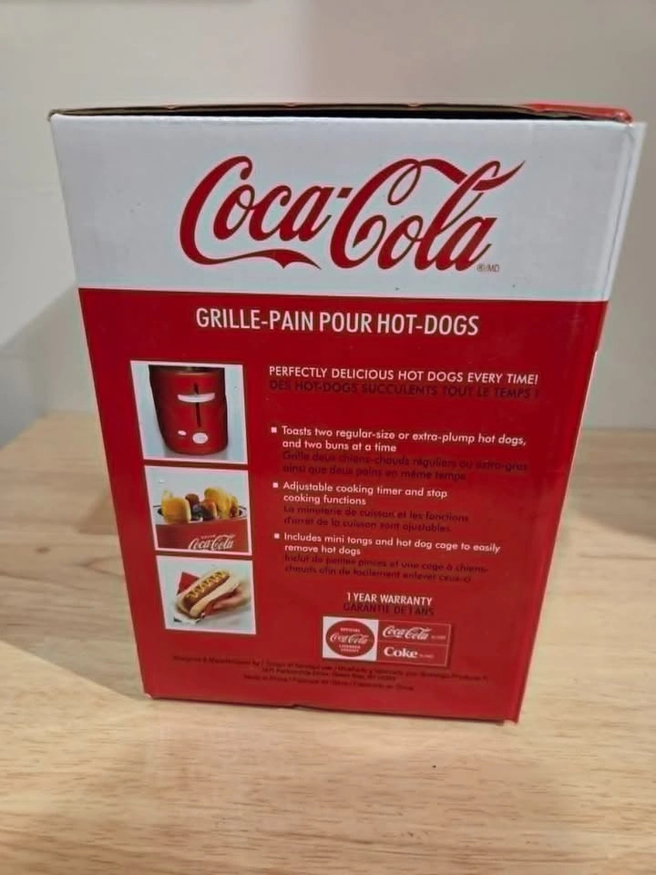 Coca-Cola Pop-Up Hot Dog Toaster (NEW) - photo 3