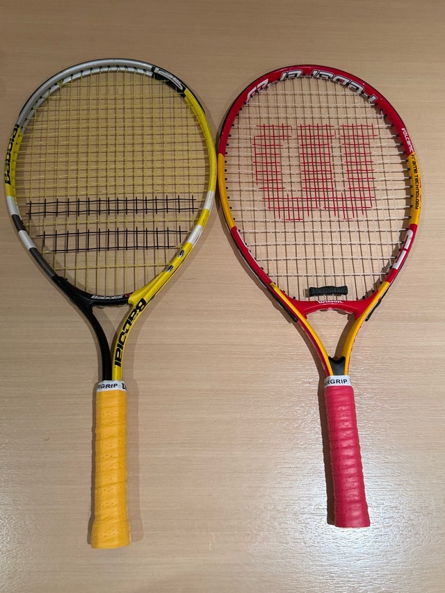 Babolat and Wilson Tennis Racquets Rackets - New Grips