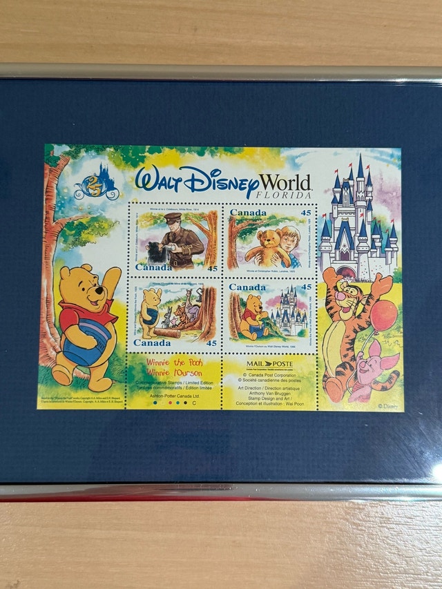 Walt Disney World 25th Anniversary Winnie the Pooh Stamps Set - photo 2
