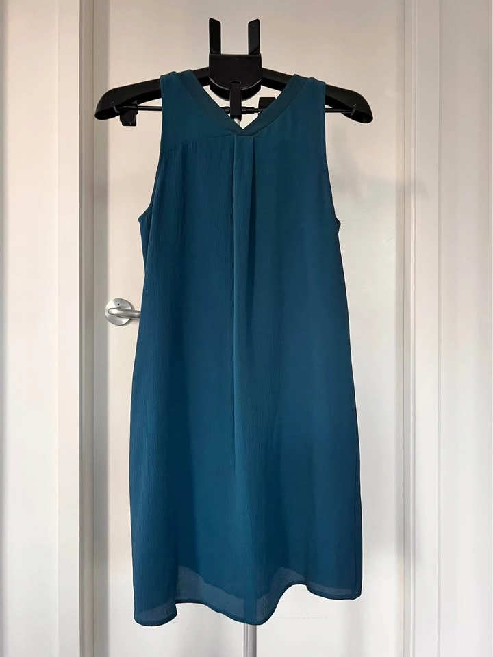 monk & lou Teal Sleeveless Dress XS - photo 2