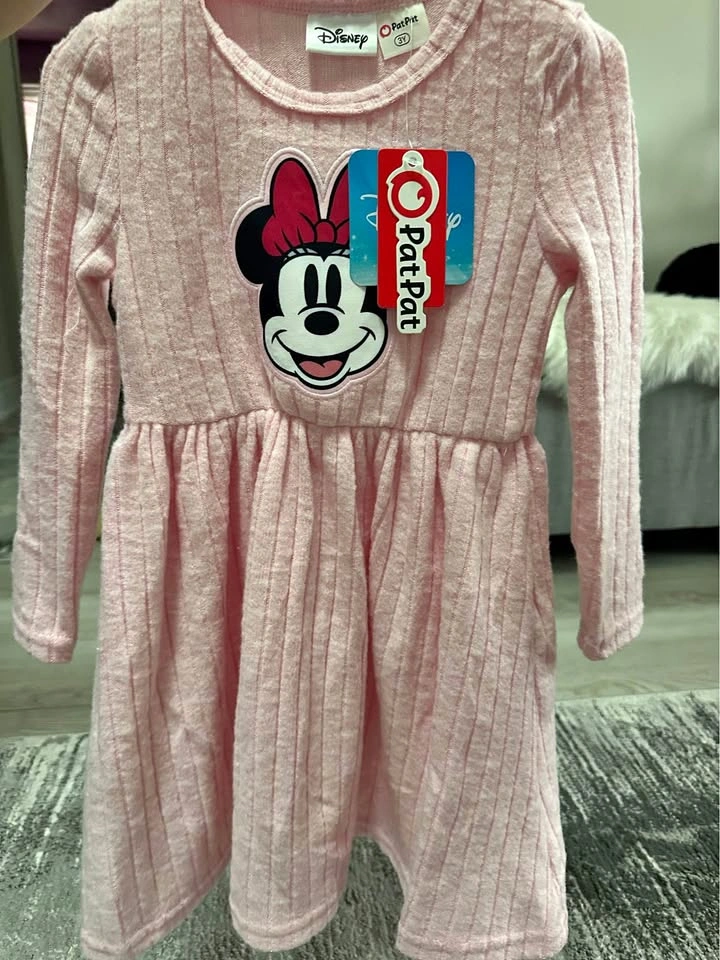 Disney PatPat Minnie Mouse Dress 3Y