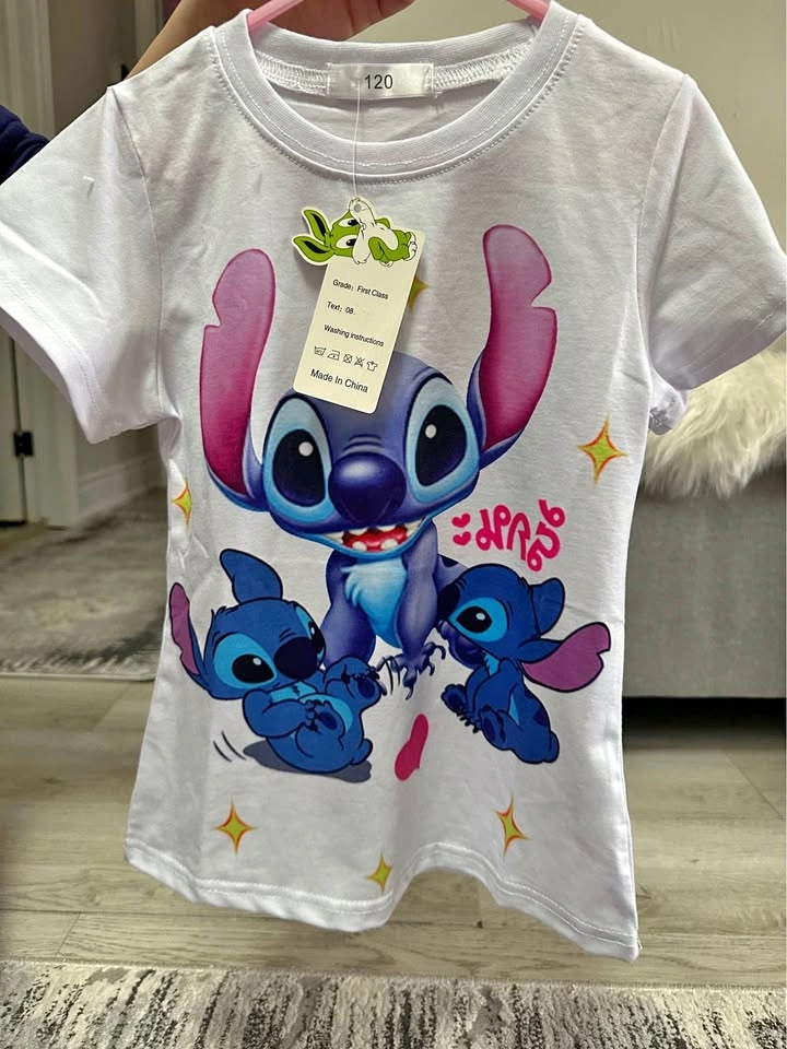 Disney Stitch Kids T-shirt Size 120