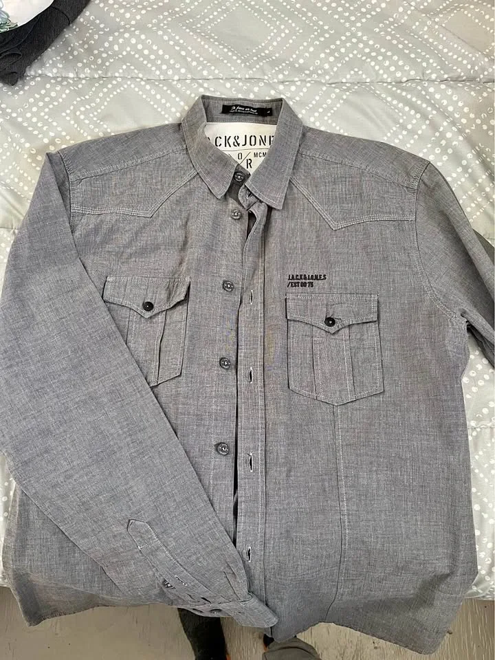 Brand New! Jack & Jones collared long sleeve
