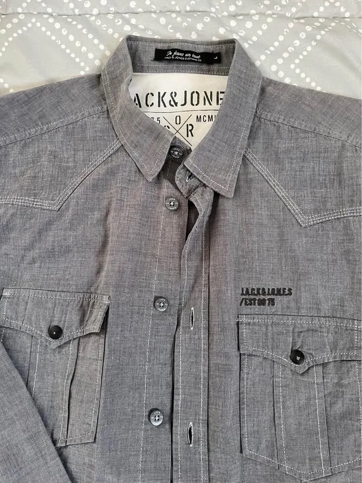 Brand New! Jack & Jones collared long sleeve - photo 2