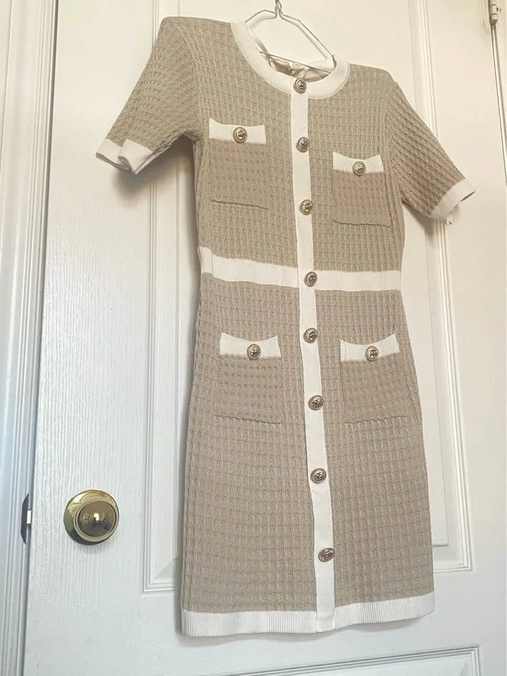 Beige preppy dress - photo 2