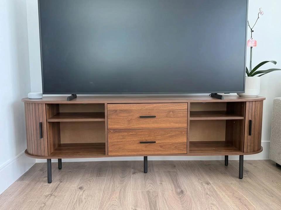 17 Stories 70” Mid-Century Modern Media Unit/TV Stand - photo 2