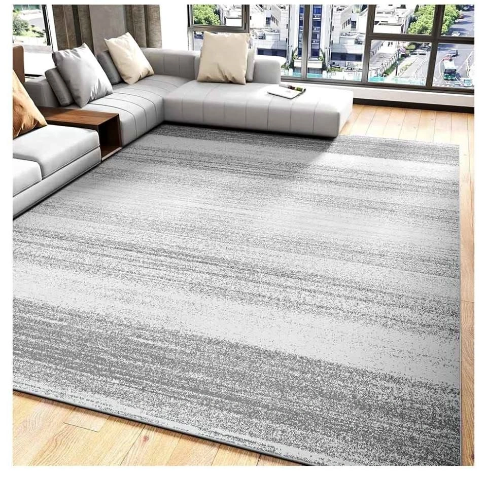 Brand new 8x10 Modern Abstract Area Rug - Grey