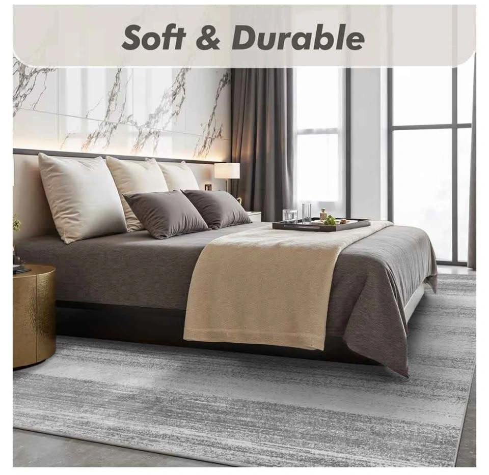 Brand new 8x10 Modern Abstract Area Rug - Grey - photo 2