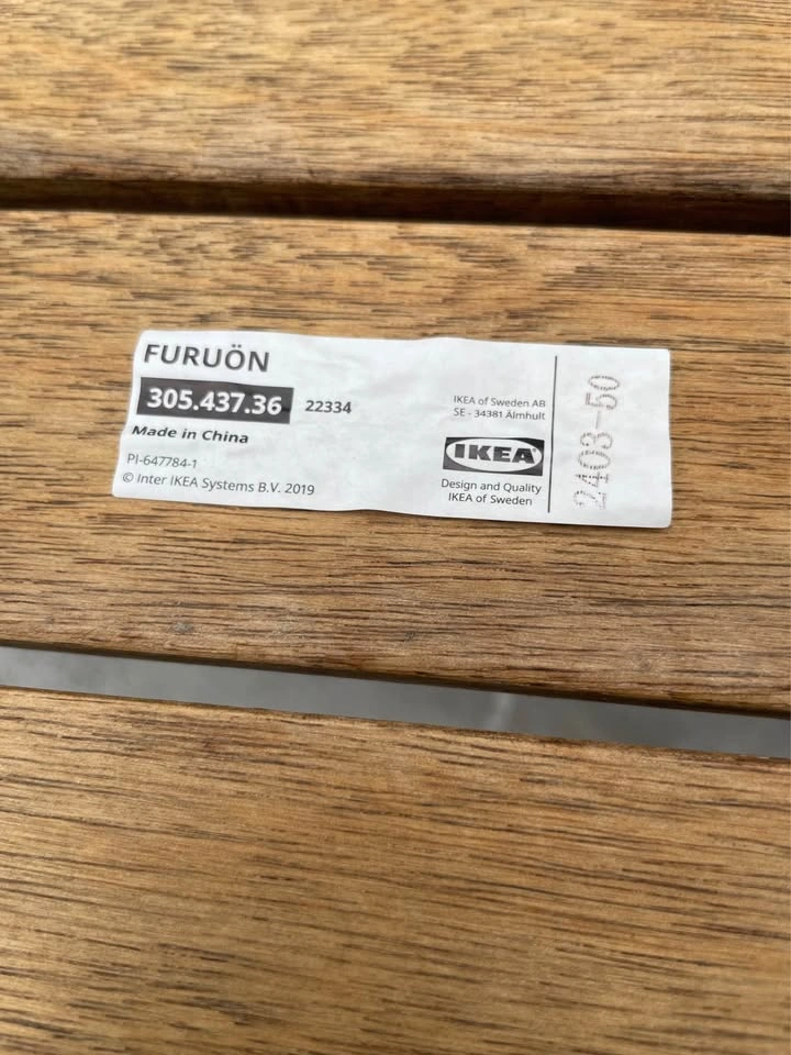 IKEA outdoor chairs and table - photo 3