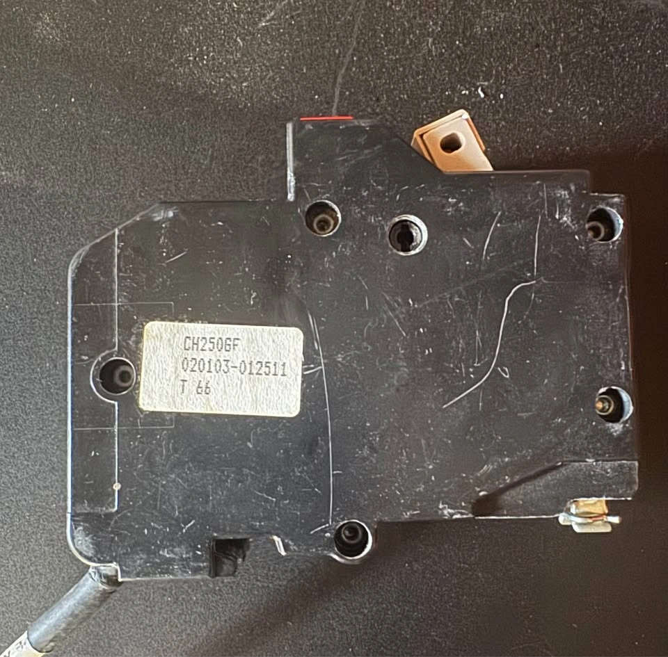 Eaton/Cutler-Hammer CH250GF 50A 2-Pole GFCI Circuit Breaker - photo 2