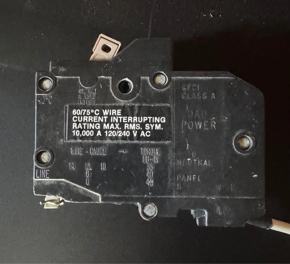 Eaton/Cutler-Hammer CH250GF 50A 2-Pole GFCI Circuit Breaker - photo 3
