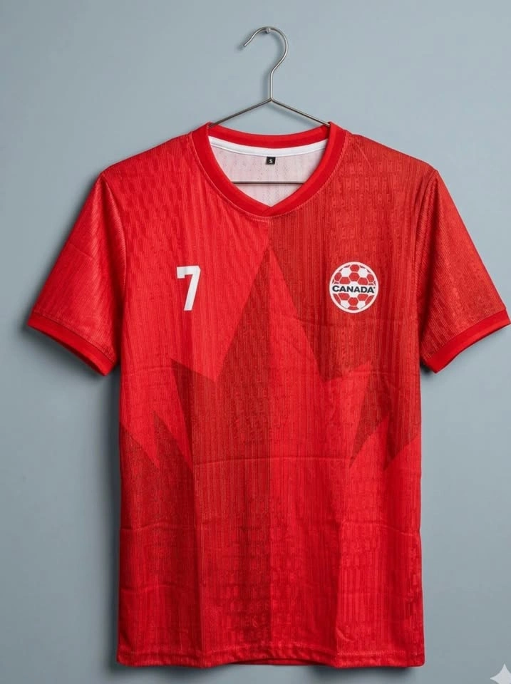 Unisex Canada Soccer Jersy (FIFA 2026)
