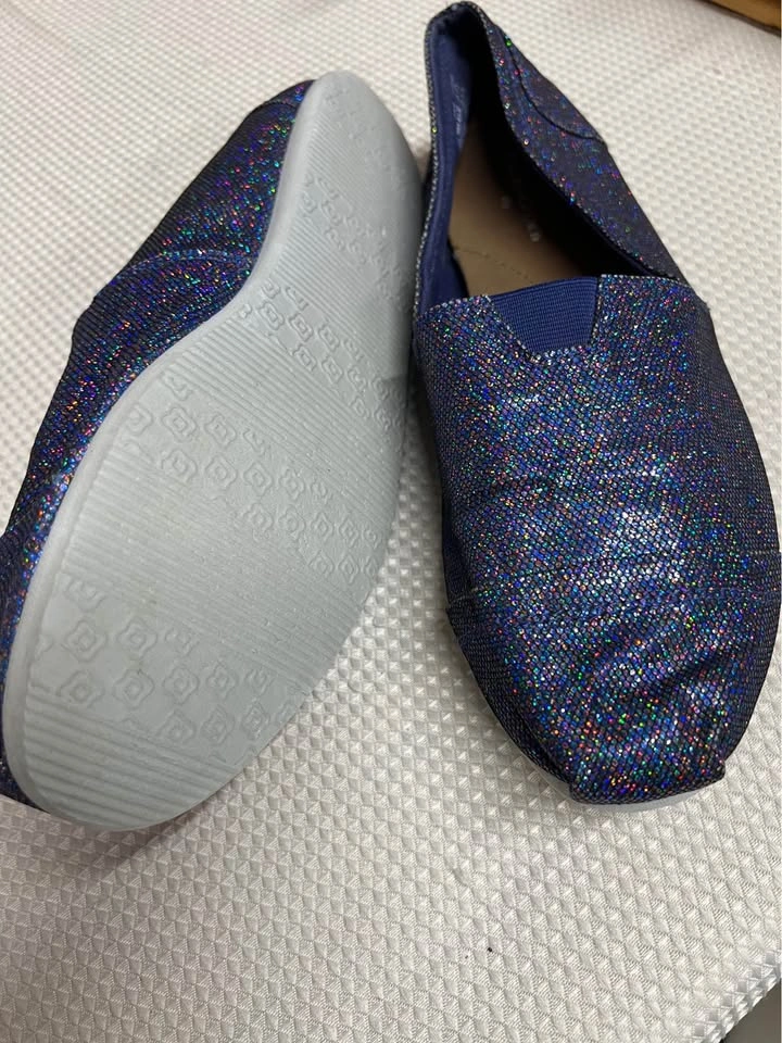 ⚽ Glittery Blue Ladies shoes - photo 2