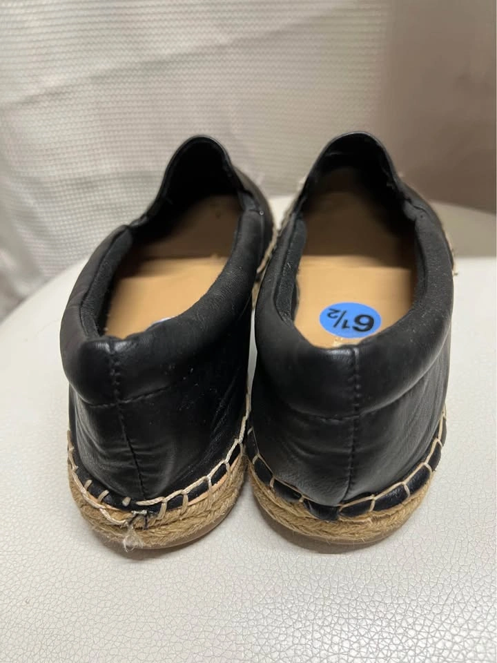 ⚽ Faux leather Flat Espadrille - photo 3