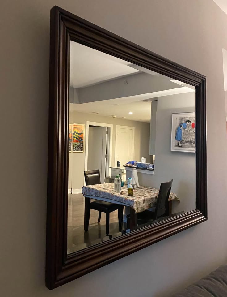 Wall Mirror in Perfect Condition 3’11” x 3’4” - photo 2