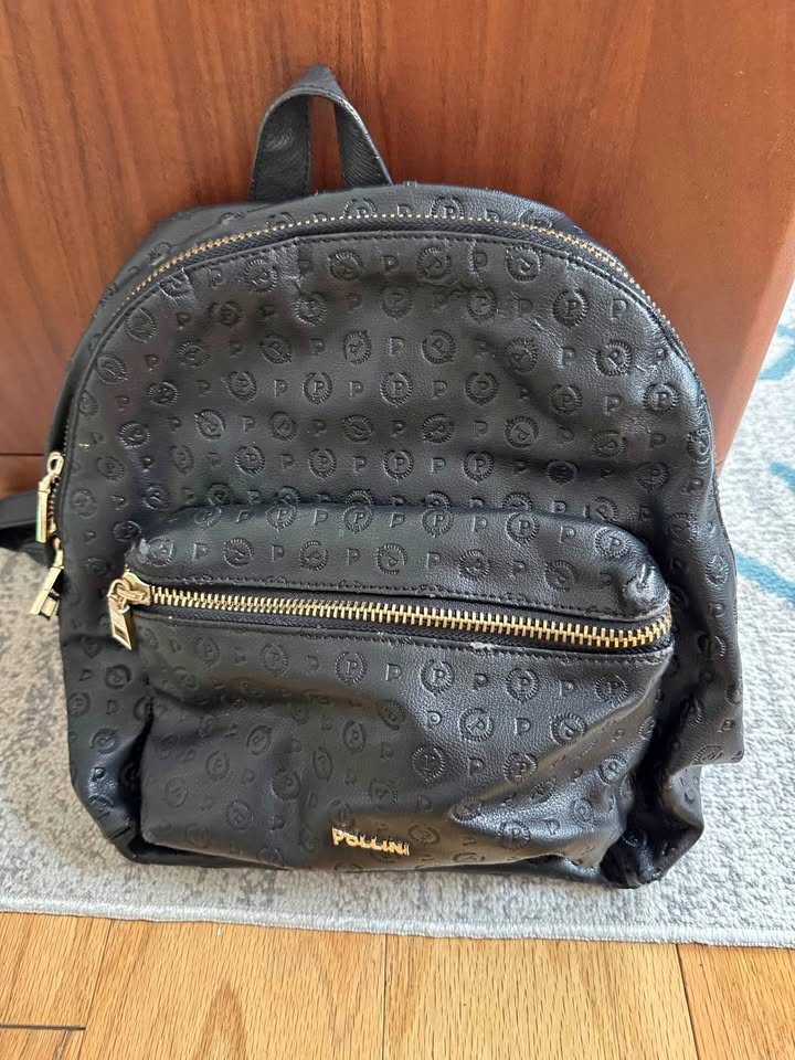 Pollini small backpack (italian leather)