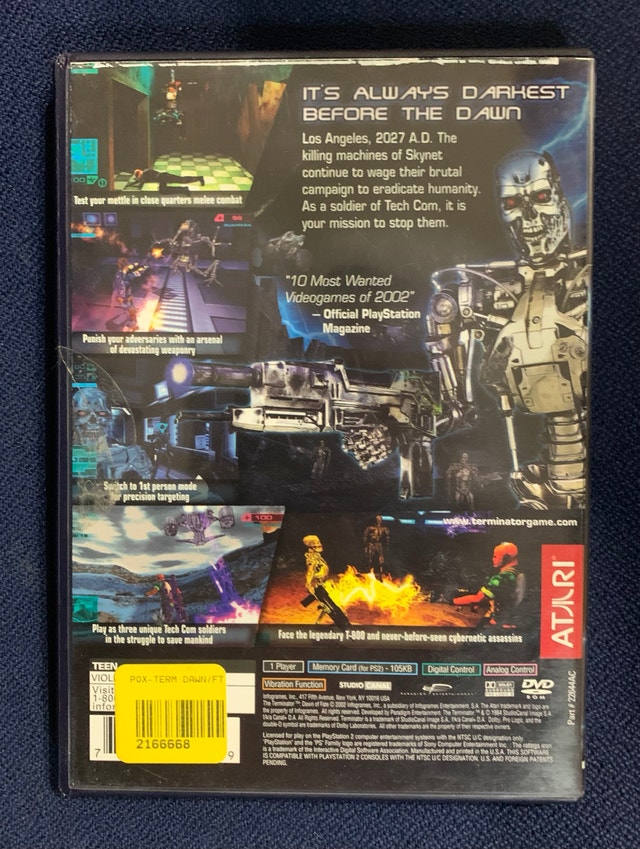 Terminator Dawn of Fate (PS2) - photo 2