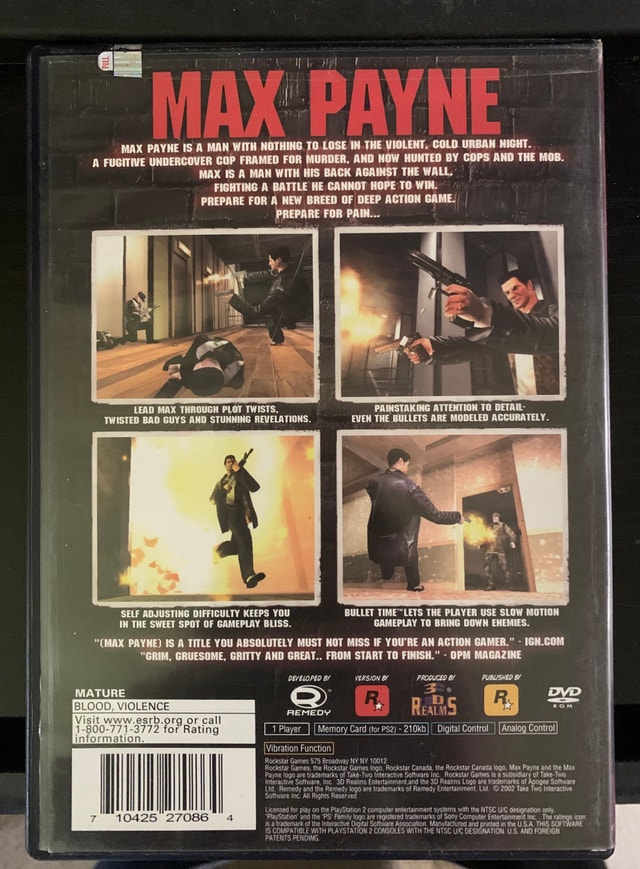 Max Payne (PS2) - photo 2