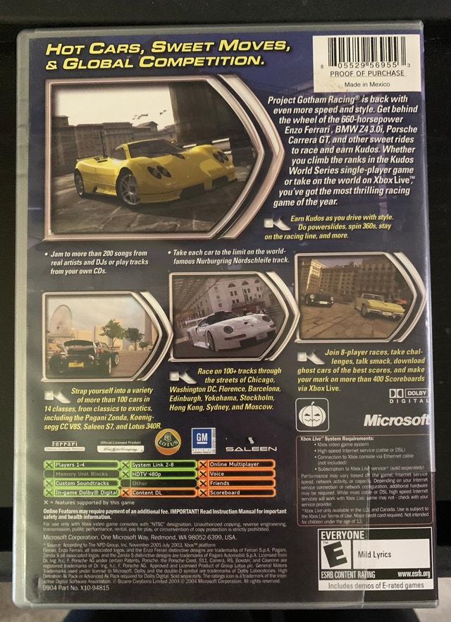 Project Gotham Racing 2 (OG Xbox) - photo 2