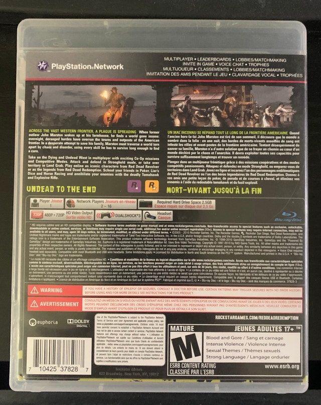 Red Dead Redemption Undead Nightmare (PS3) - photo 2