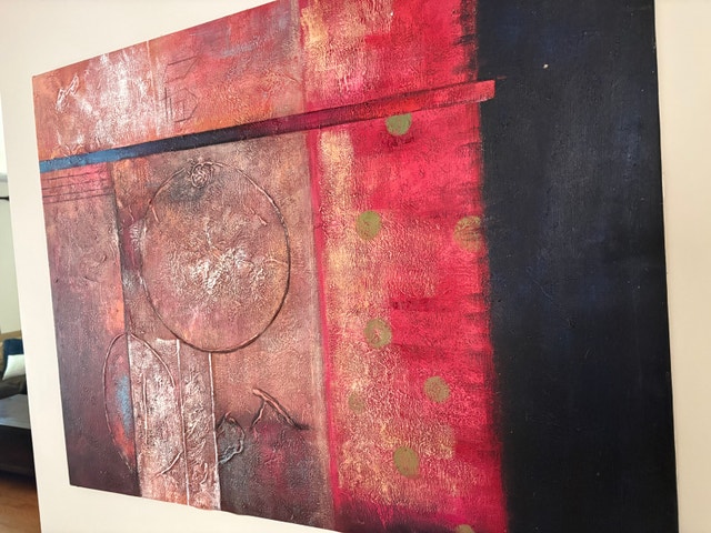 Large Abstract Canvas Wall Art – Modern Statement Piece - photo 3