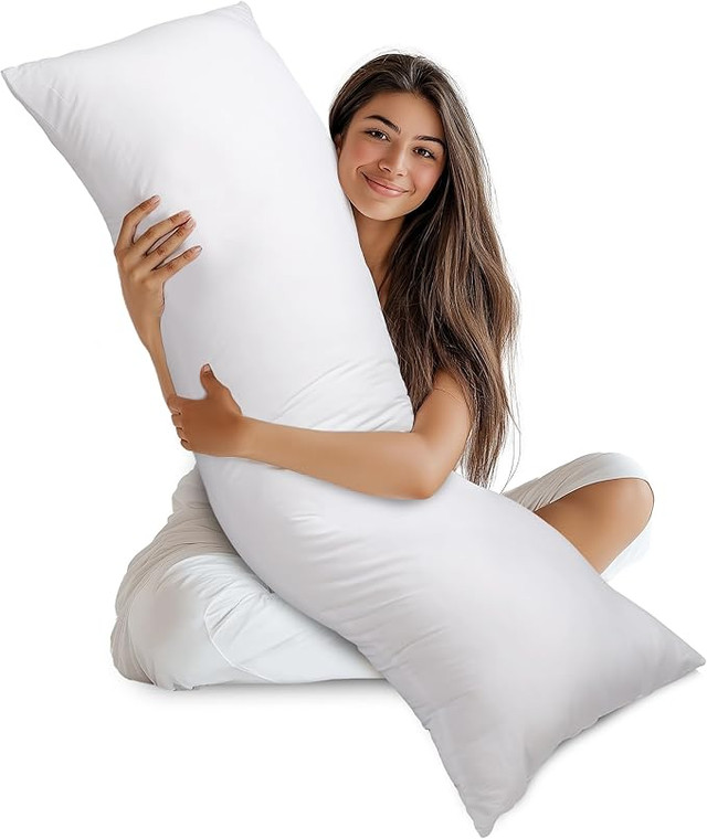 Full Body Pillow Insert 18 x 36 Inch Set of 2 Utopia Bedding