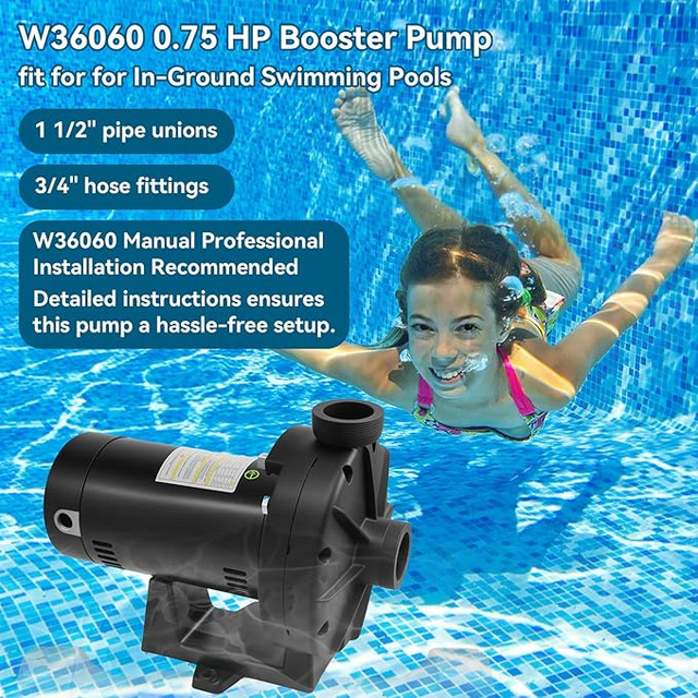 W36060 0.75 HP Booster Pump - Quiet Energy - photo 3