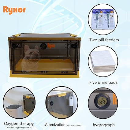 Pet Folding Recovery Box – Large Transparent Enclosure Cats Dogs - photo 3