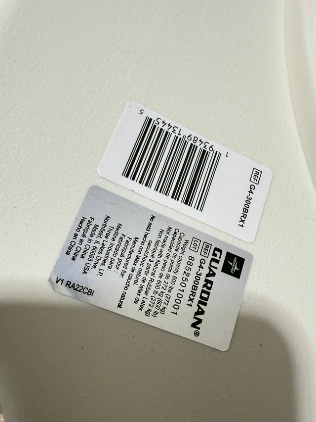 Guardian Raised Toilet Seat – Grade Safety | New - photo 4