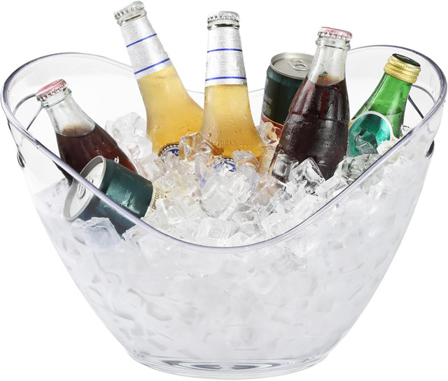 Extra Large Party Beverage Bucket Acrylic Ice Bucket Cocktail - photo 4
