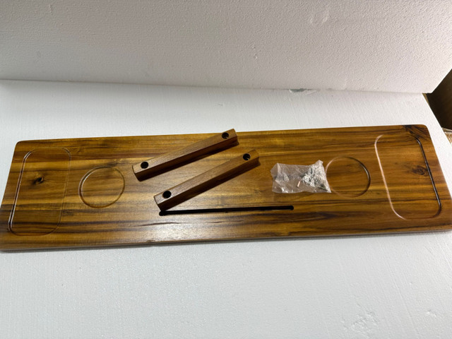 Acacia Wood Bathtub Tray Caddy - photo 2