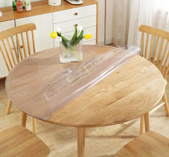 42” Clear Round Table Protector thumbnail