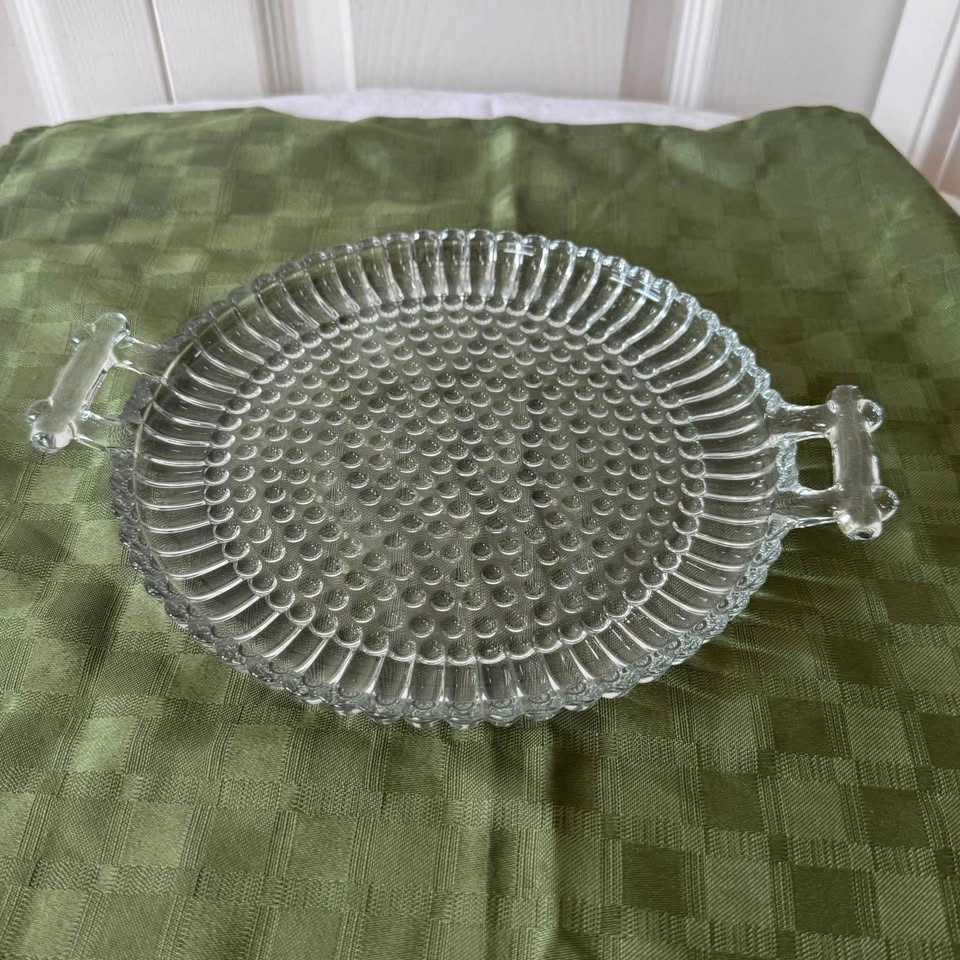 Vintage bubble glass plates - photo 2