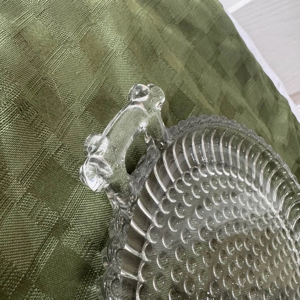 Vintage bubble glass plates - photo 3