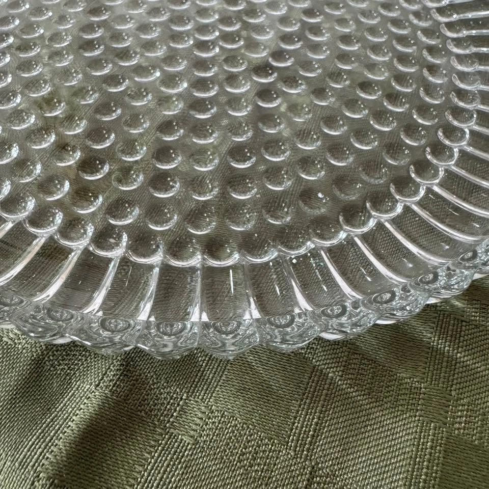 Vintage bubble glass plates - photo 4