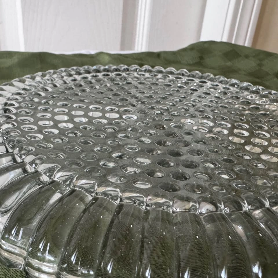 Vintage bubble glass plates - photo 5