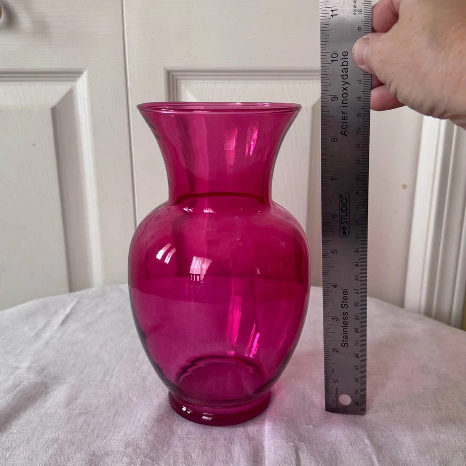 Vintage Cranberry glass base - photo 5