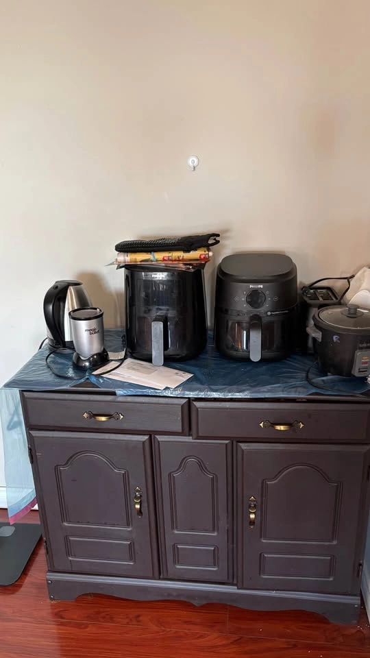 Vintage Charcoal Wood Buffet (Move Out Sale) - photo 2