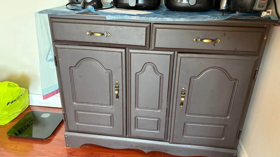 Vintage Charcoal Wood Buffet (Move Out Sale) - photo 3