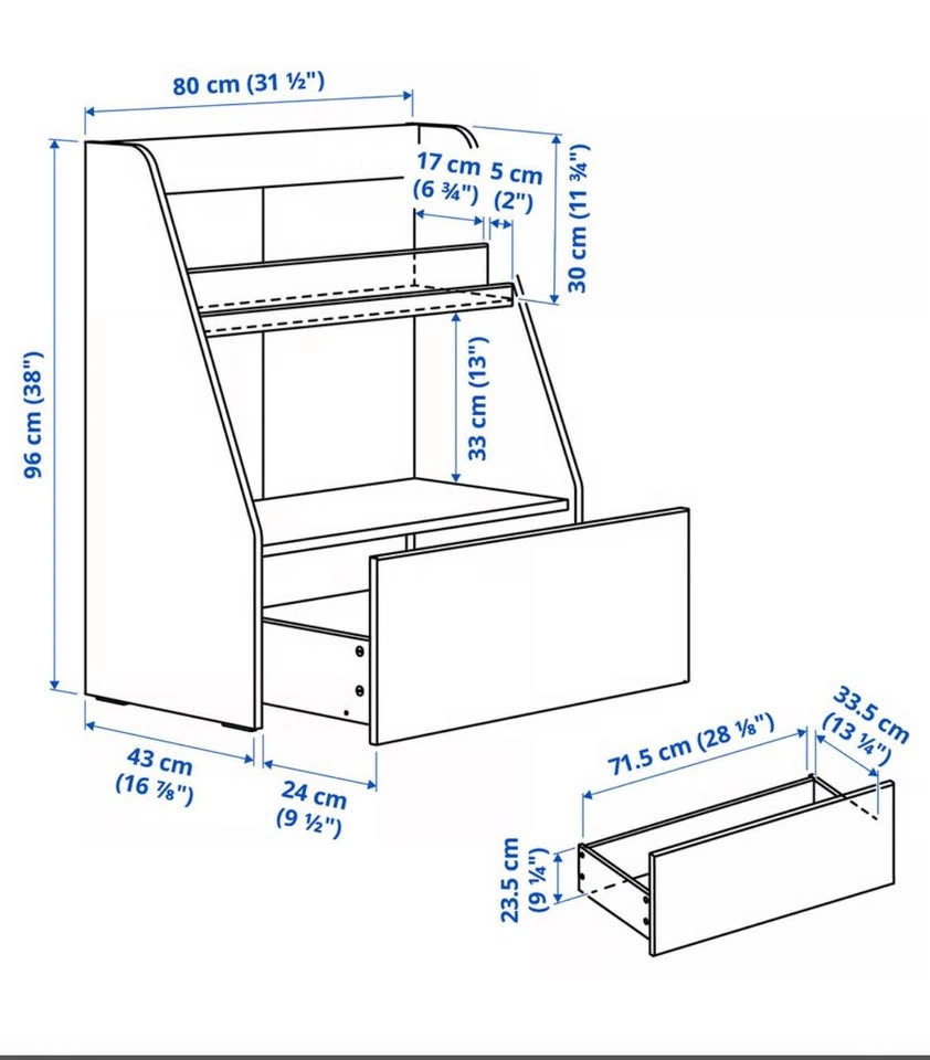 IKEA Kids Book Display with Storage - photo 4