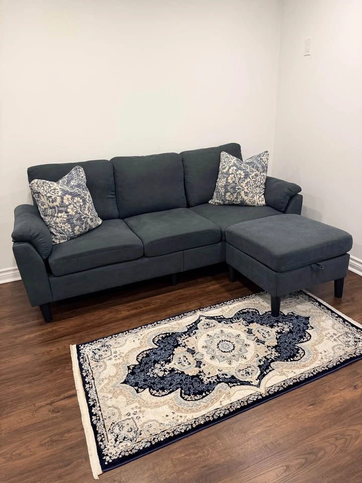 Ashleh 79.1" Square Arm Modular Sofa with Chaise - photo 2